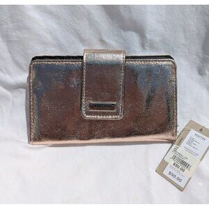 NEW Kenneth Cole Reaction Whitney Wallet Bifold Clutch Penny Rose New With Tags